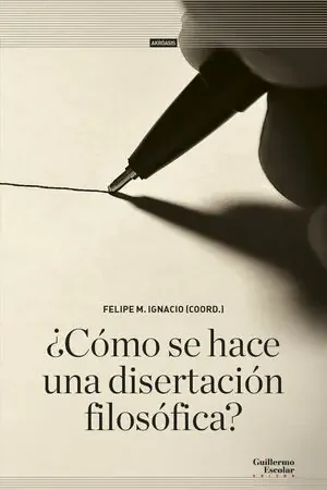¿CÓMO SE HACE UNA DISERTACIÓN FILOSÓFICA? Envío Inmediato