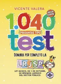 1040 Preguntas tipo test LRJSP Precio De Oferta