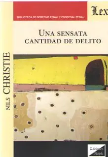 Una sensata cantidad de delito Precio Rebajado